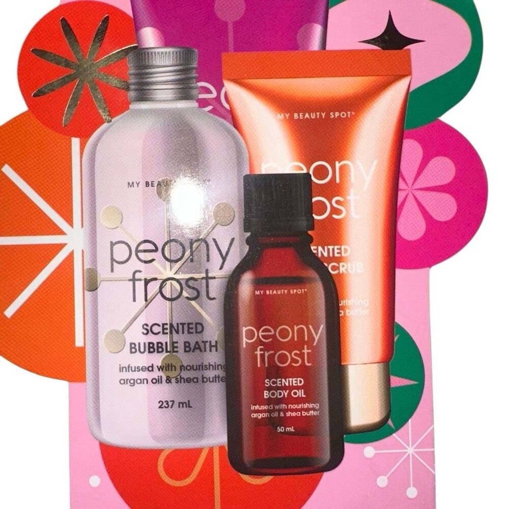 My Beauty Spot Nourishing Body Care Gift Set Peony Frost NEW